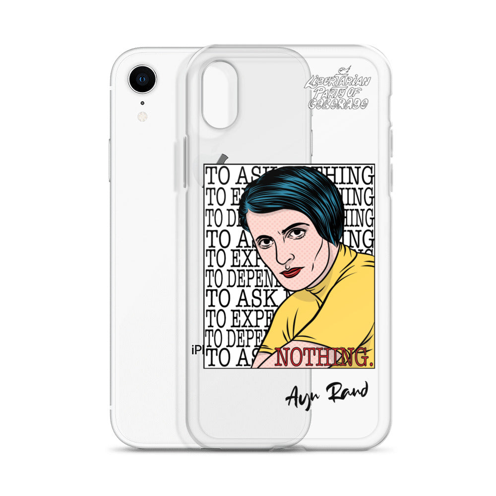 Ayn Rand/iPhone Case